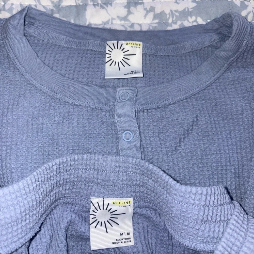 Aerie Waffle Knit Matching Set - Picture 2 of 2